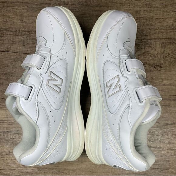 New Balance 577 Walking Shoes White Leather DSL-2 MW577VW Men's US Size 7 x-wide - Picture 6 of 8